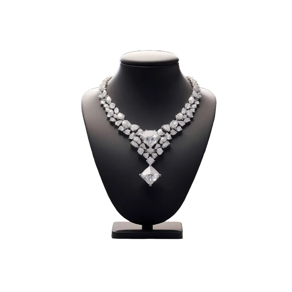 Diamond Necklace & Earring Set