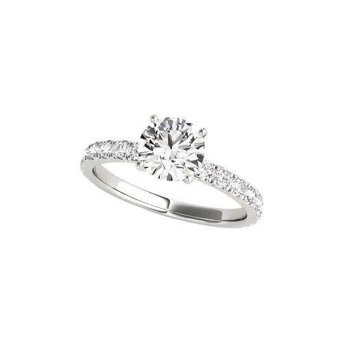 Diamond Halo Engagement Ring